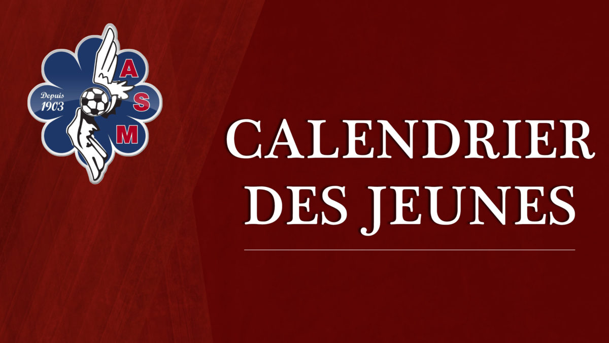 CALENDRIER DES JEUNES | AS Muret Football